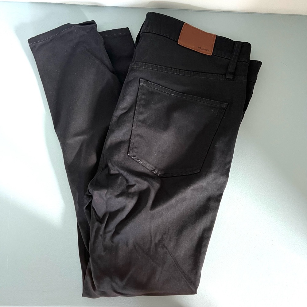 Madewell black high rise skinny jeans - size 31